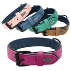 Collier en cuir rembourré – chien