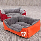 Lit rectangulaire douillet pour chien & chat
