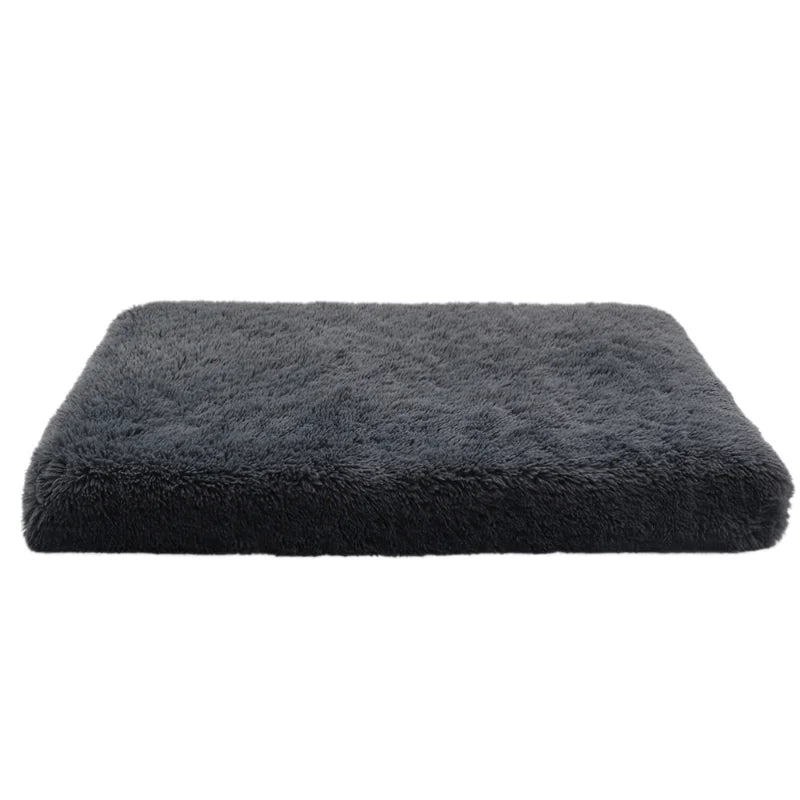 Matelas rectangulaire en peluche pour chien et chat