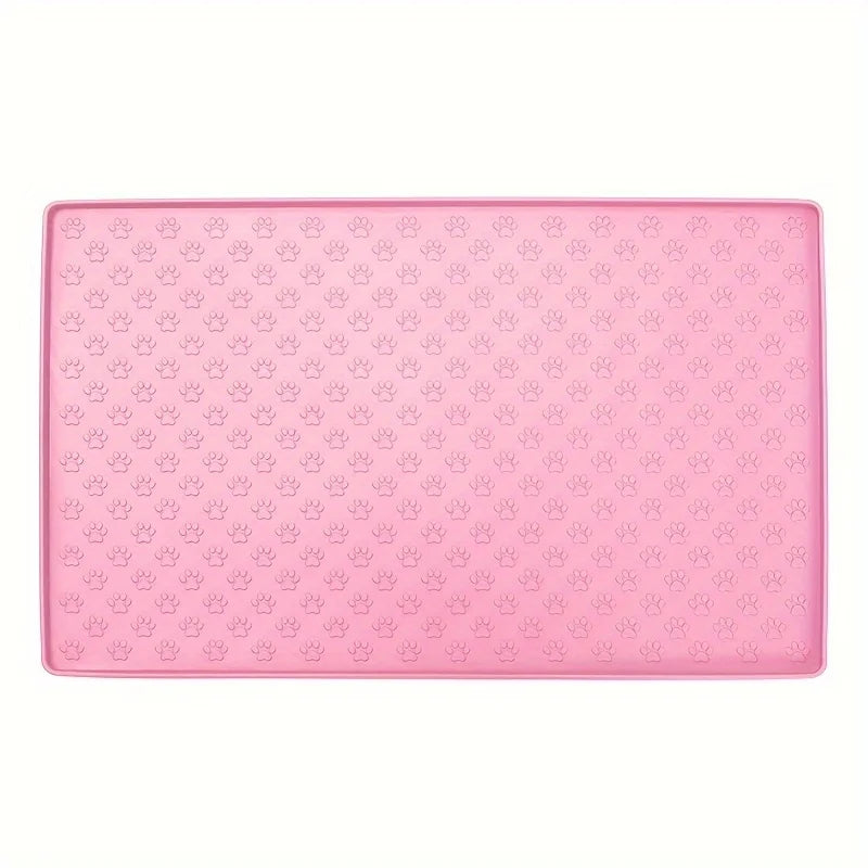 Tapis en silicone imperméable pour chiens et chats