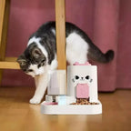 Distributeur 2-en-1 eau et croquettes - chat ou petit chien