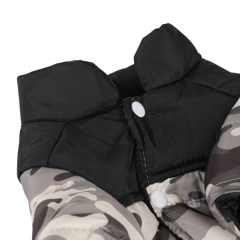 Veste d’Hiver Camouflage pour Chien et Chat