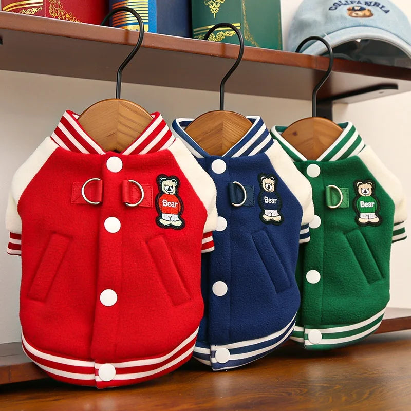 Veste baseball d’hiver - chien et chat