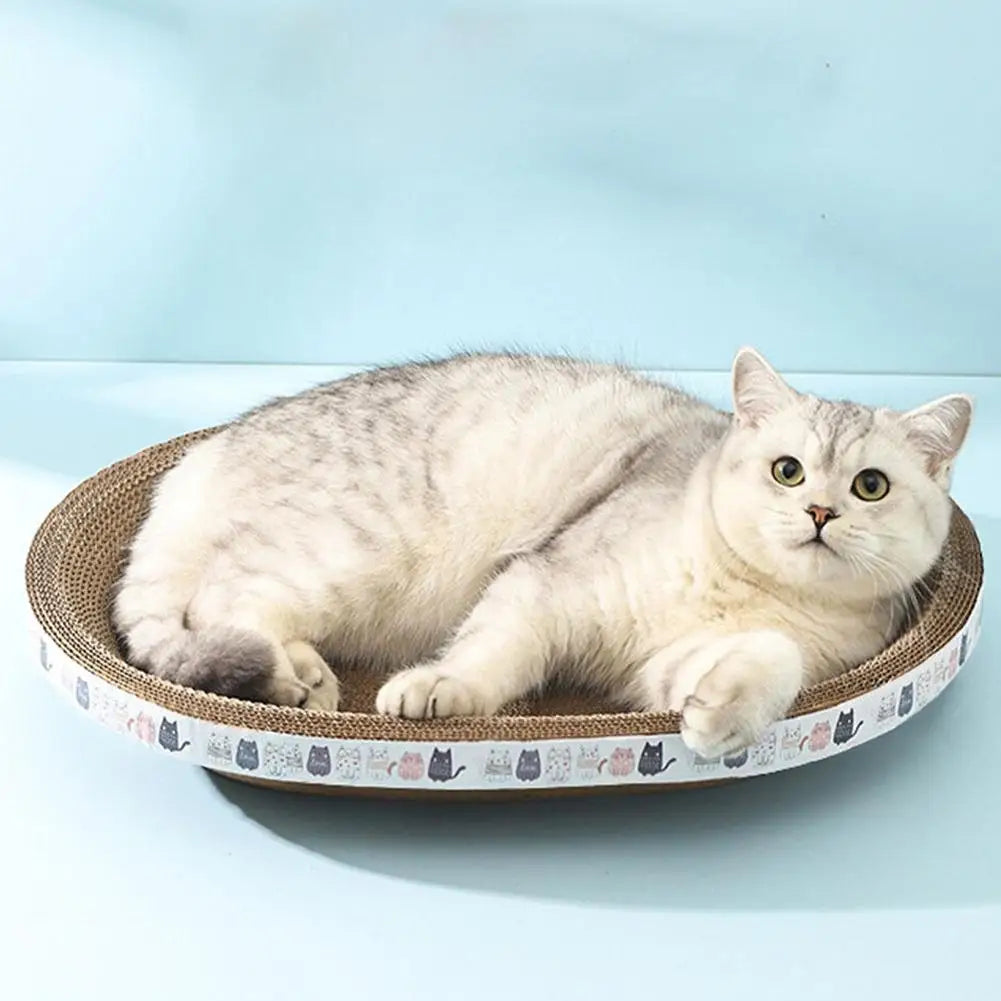 Griffoir cocon en carton ondulé - chat