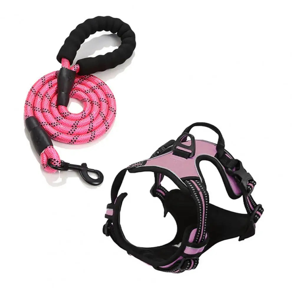Harnais confort anti-traction avec laisse - chien
