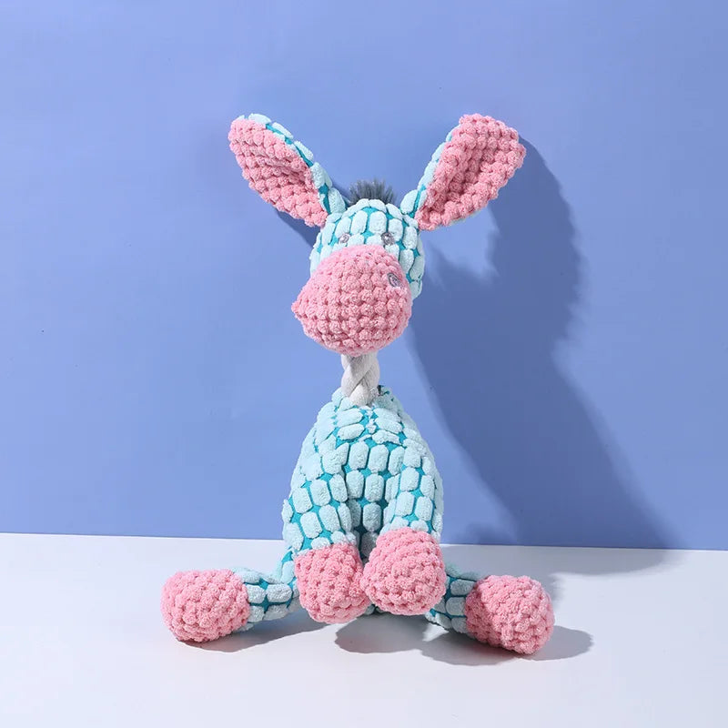 Peluche doudou avec couineur léger – chien