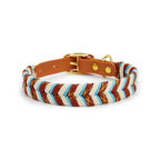 Collier chien fait main coloré réglable