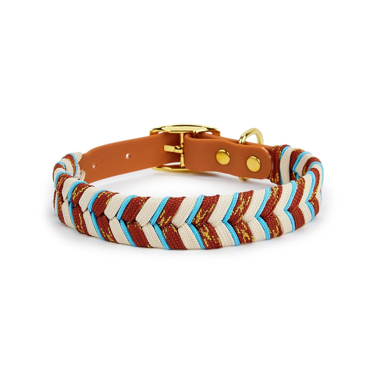 Collier chien fait main coloré réglable
