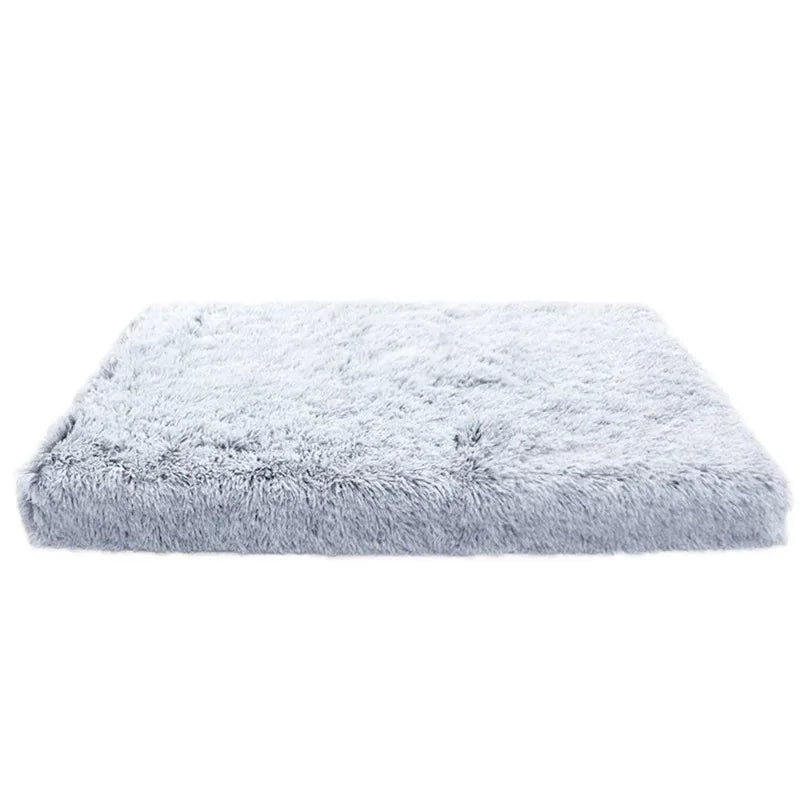 Matelas rectangulaire en peluche pour chien et chat