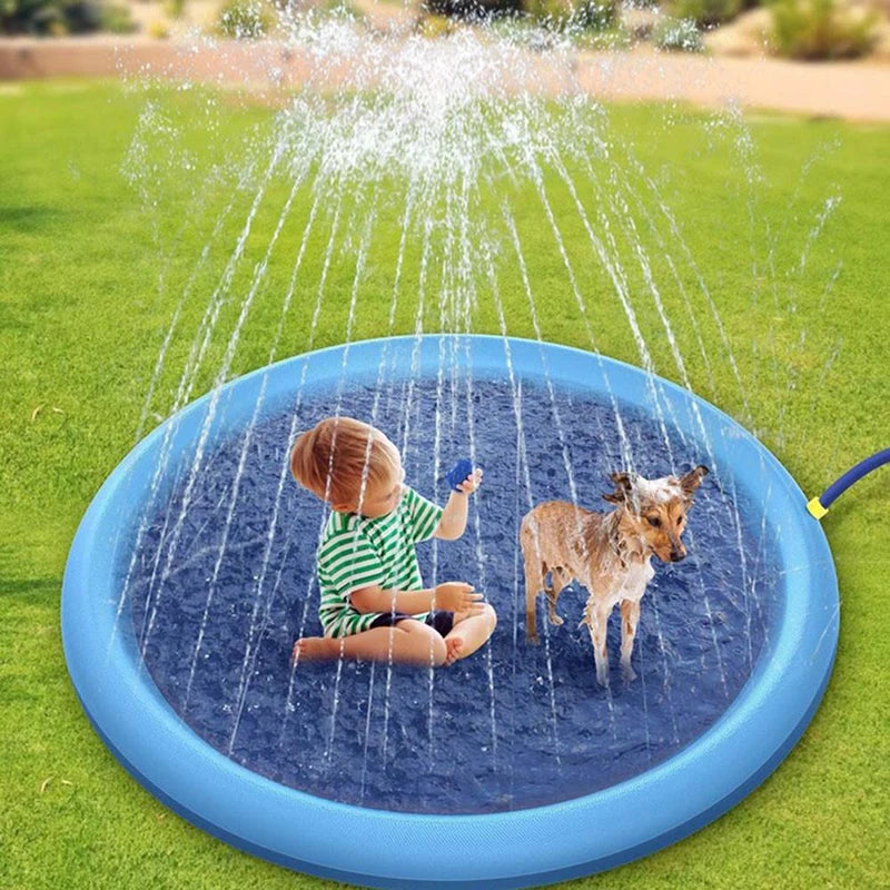 Piscine à jets d’eau pour chiens et chats