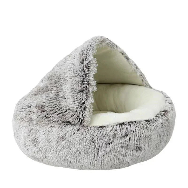 Lit rond en peluche 40 cm pour chien & chat
