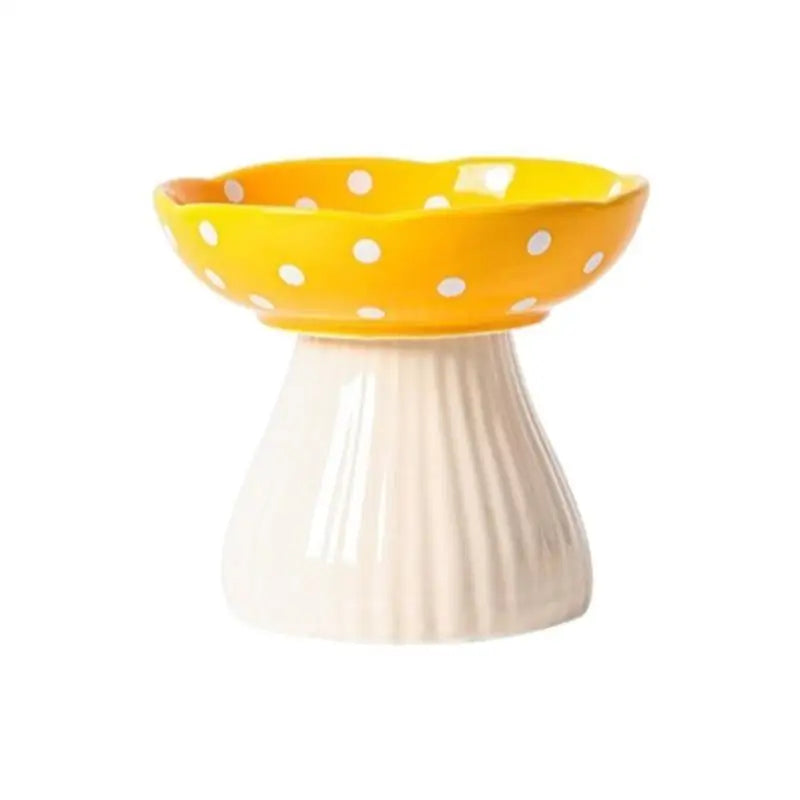 Bol champignon anti-glouton pour chat et chien