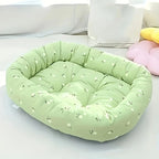 Canapé-lit floral confortable pour chien et chat