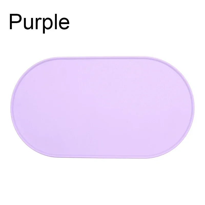 Tapis d’alimentation en silicone étanche pour chiens et chats