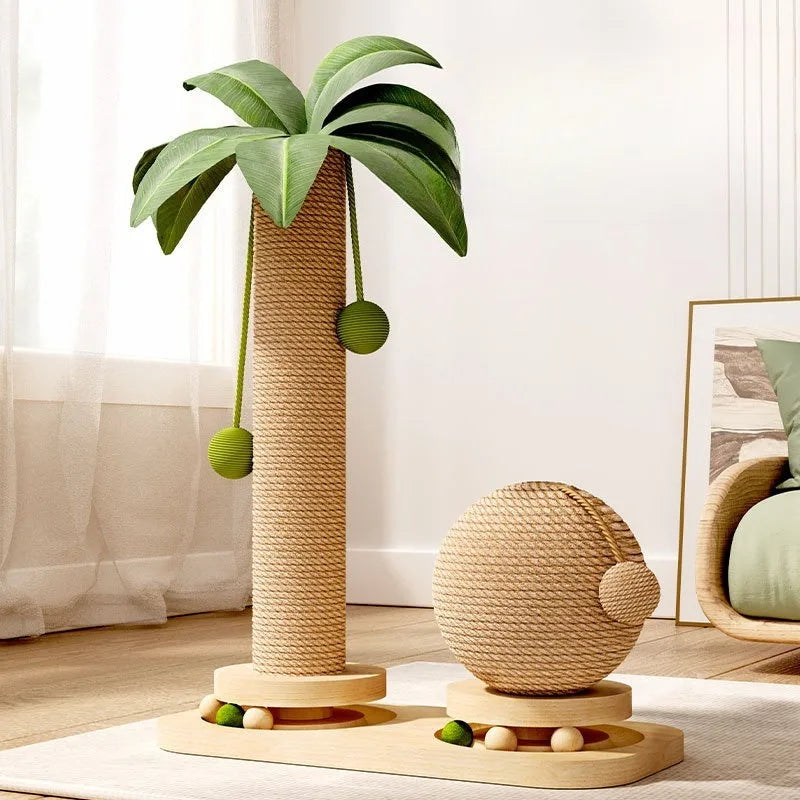 Arbre à chat cocotier interactif – chat