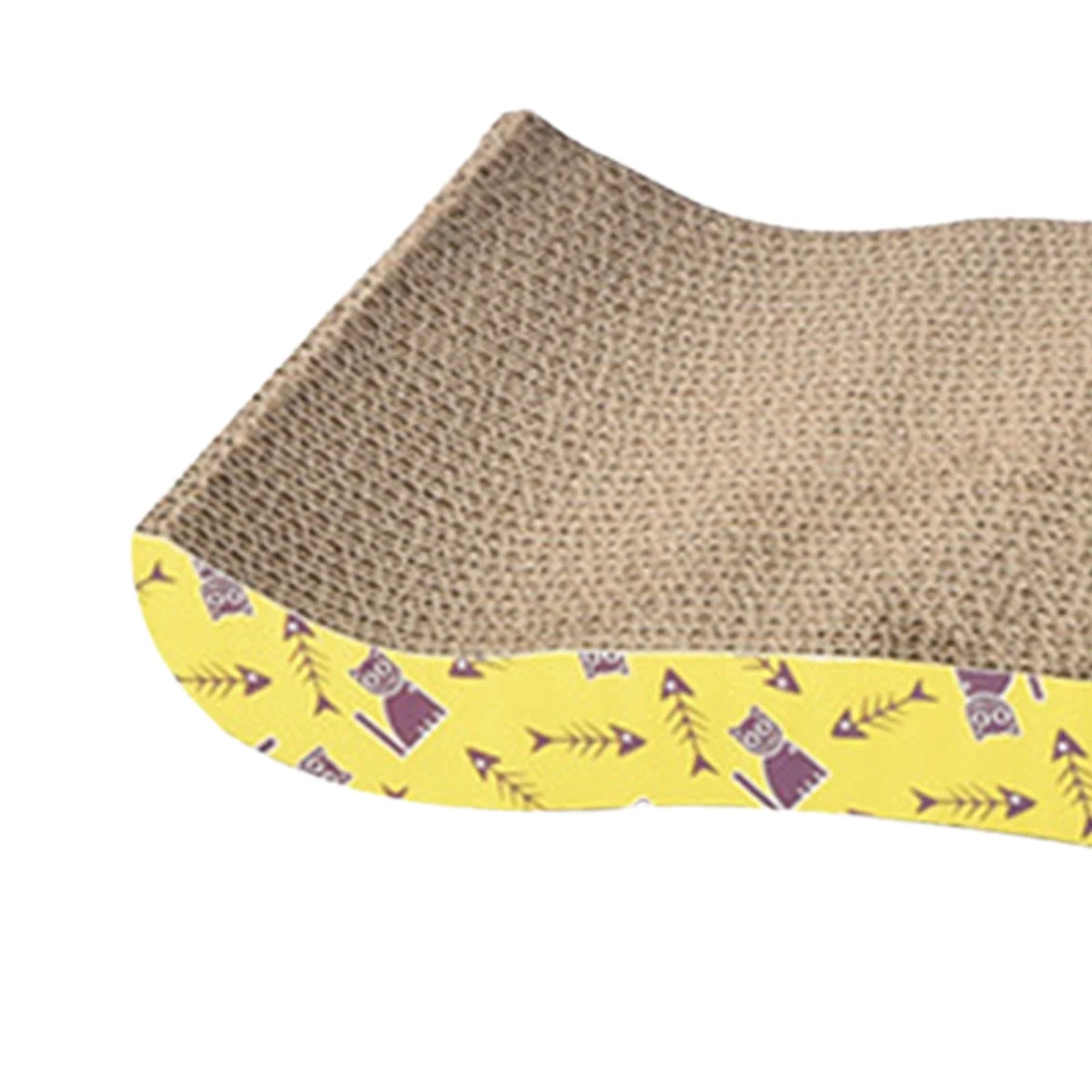 Planche griffoir en carton pour chat avec espace repos