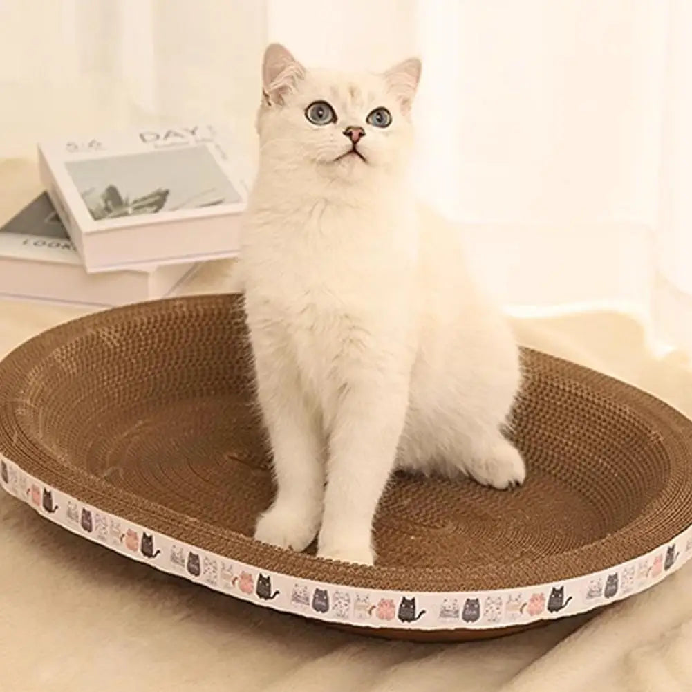 Griffoir cocon en carton ondulé - chat
