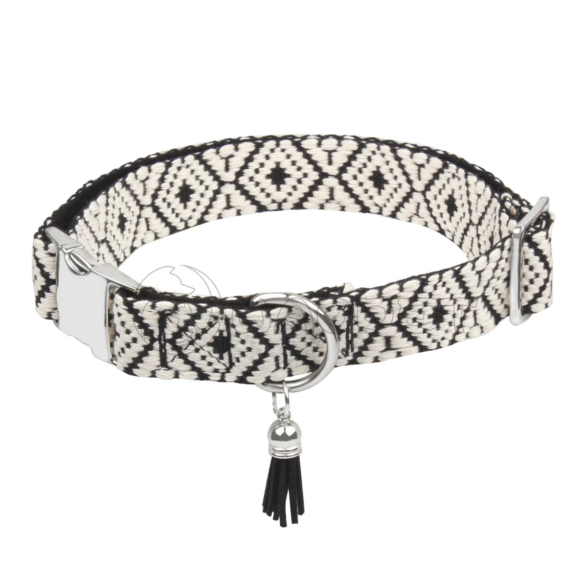 Collier bohème ethnique pour chien avec pendentif