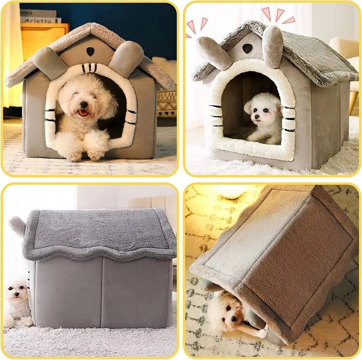 Maison d’intérieur chaude pour chien & chat