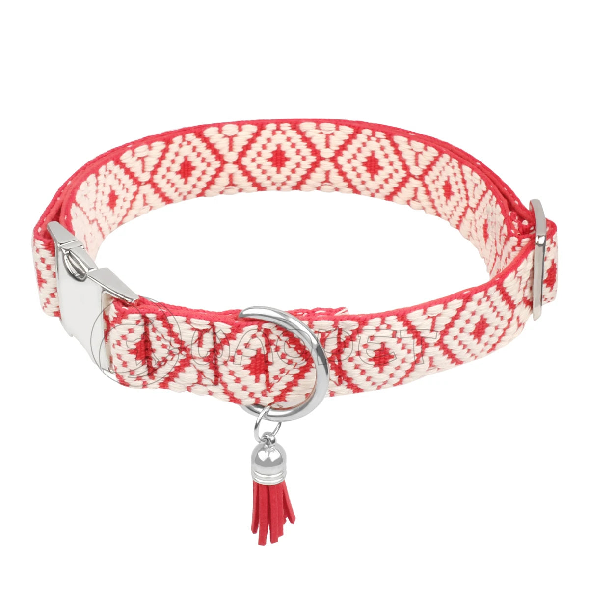 Collier bohème ethnique pour chien avec pendentif