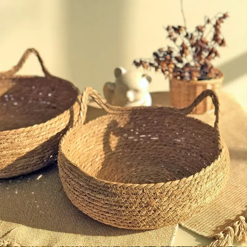 Maison de Couchage en Rotin pour Chat