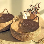 Maison de Couchage en Rotin pour Chat