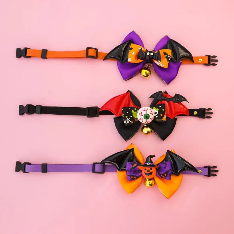 Collier Halloween avec ailes de chauve-souris - Chien ou chat