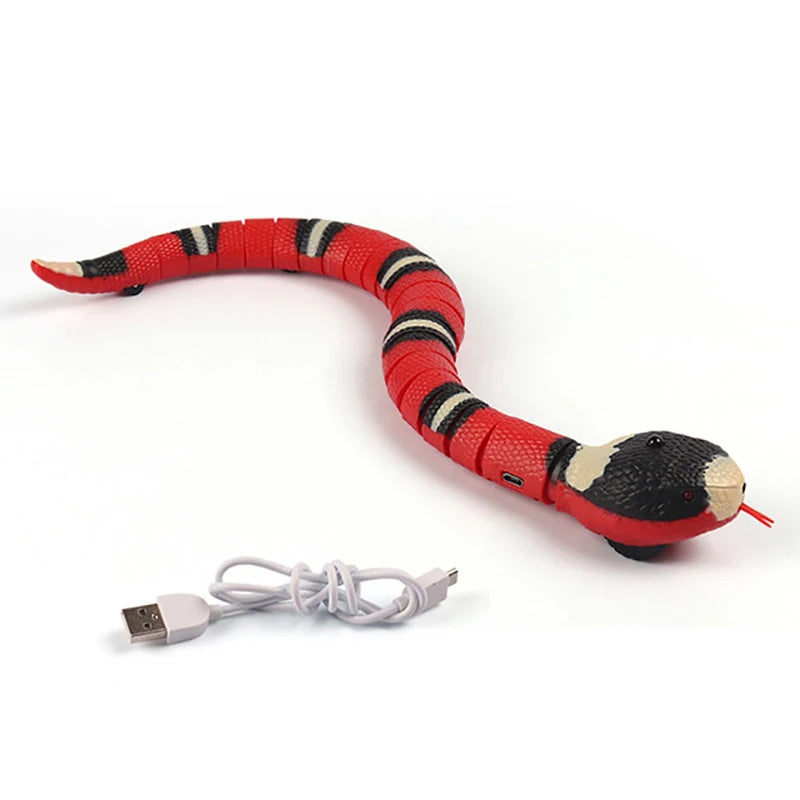Jouet serpent interactif pour chat USB