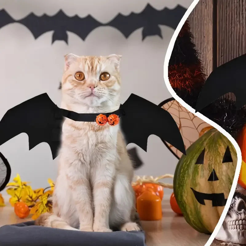 Ailes de chauve-souris Halloween - chien ou chat
