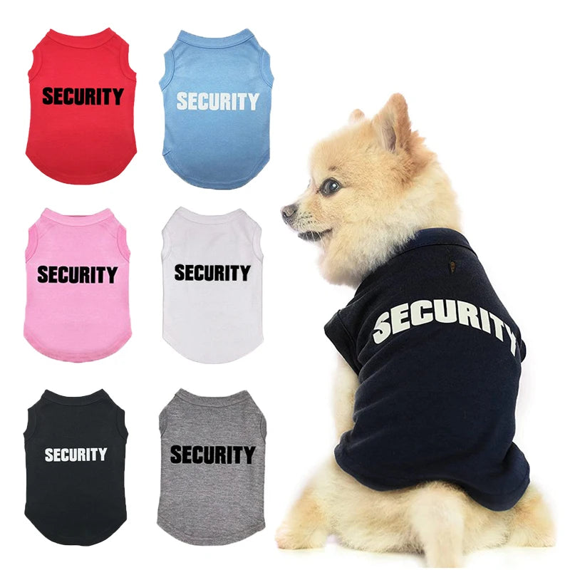 T-shirt Security pour chien et chat
