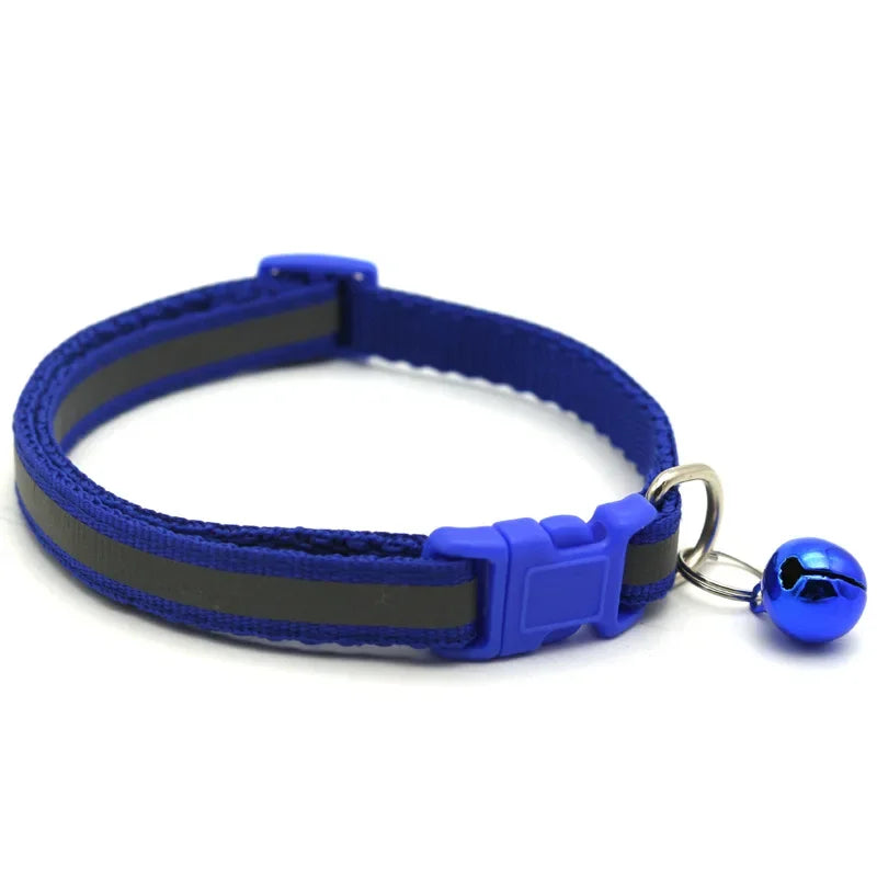 Collier réglable réfléchissant pour chat