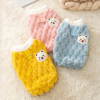 Gilet chaud d’hiver avec fermeture - chat et chien