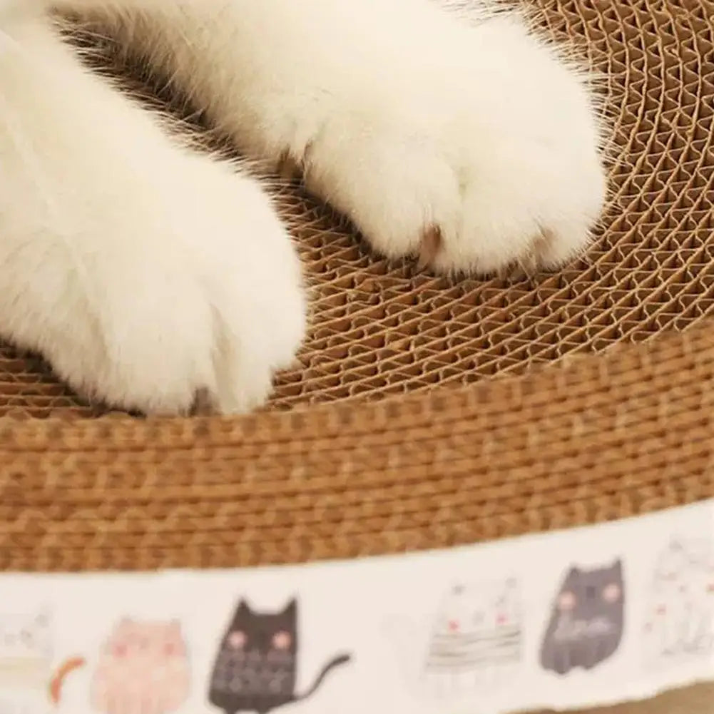 Griffoir cocon en carton ondulé - chat
