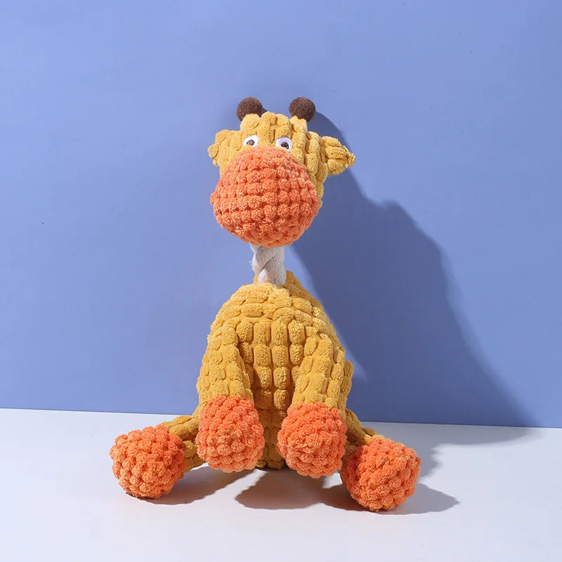 Peluche doudou avec couineur léger – chien