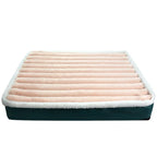 Lit rectangulaire ultra peluche en mousse pour chien et chat