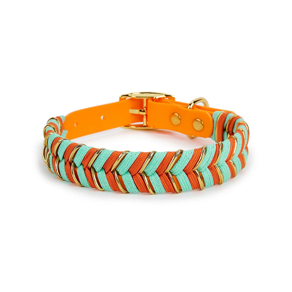 Collier chien fait main coloré réglable