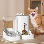Distributeur automatique d'eau et de croquettes - chien & chat