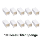 Fontaine d’eau rectangulaire électrique silencieuse pour chat