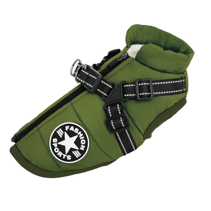 Manteau d’hiver hydrofuge pour chien