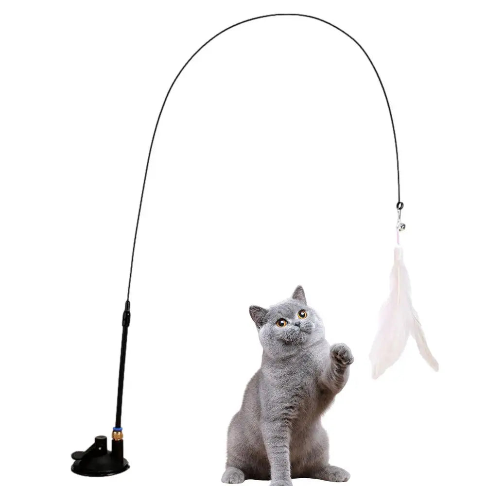 Baguette plume interactive pour chat