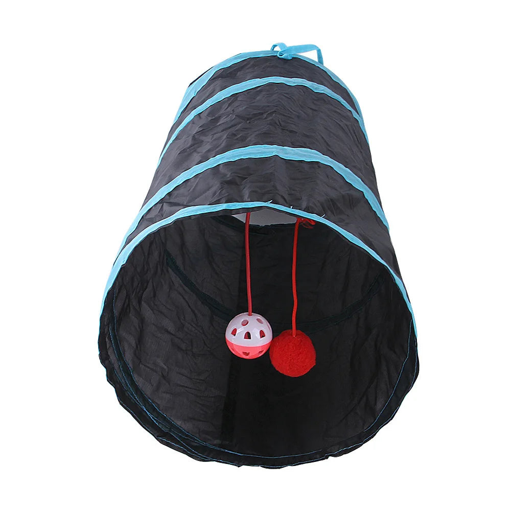 Tunnel de jeu pliable pour chat