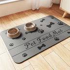 Tapis absorbant pour gamelle - chien ou chat
