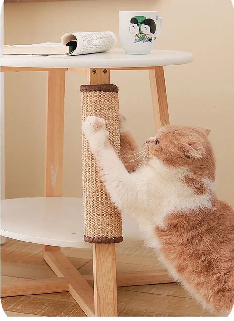 Tapis griffoir en sisal pour chat et protection canapé