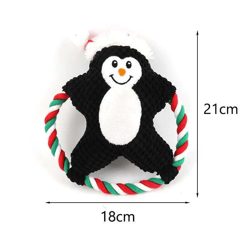 Jouet de Noël en peluche pour chien & chat