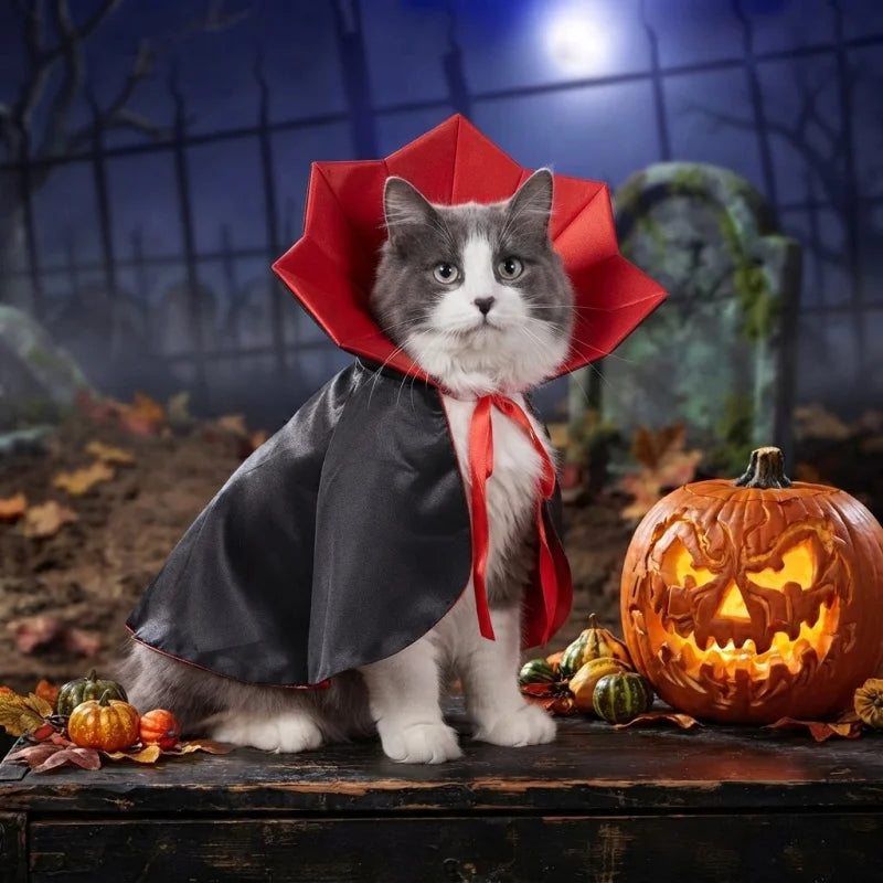 Cape vampire Halloween - chien ou chat