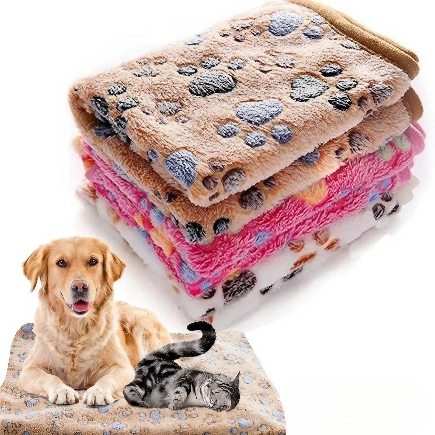 Couverture douce et moelleuse pour chien et chat