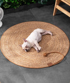 Tapis en Rotin pour Chat