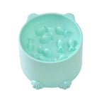 Bol surélevé anti-glouton design tête de chat