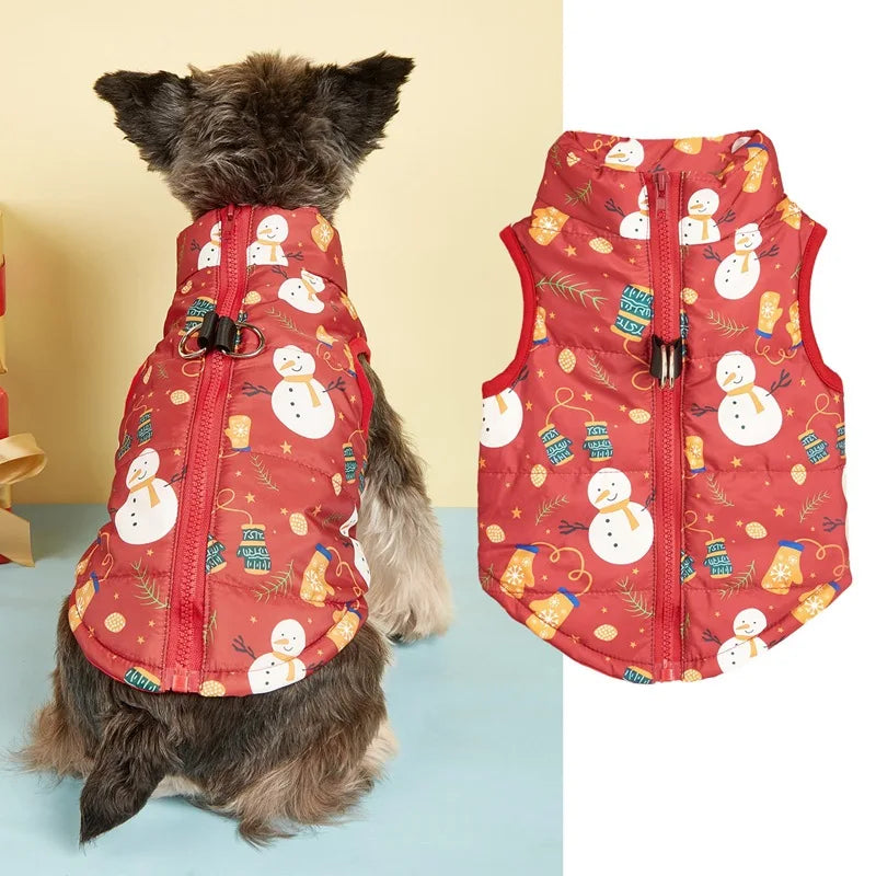 Veste de Noël motifs festifs pour chien & chat