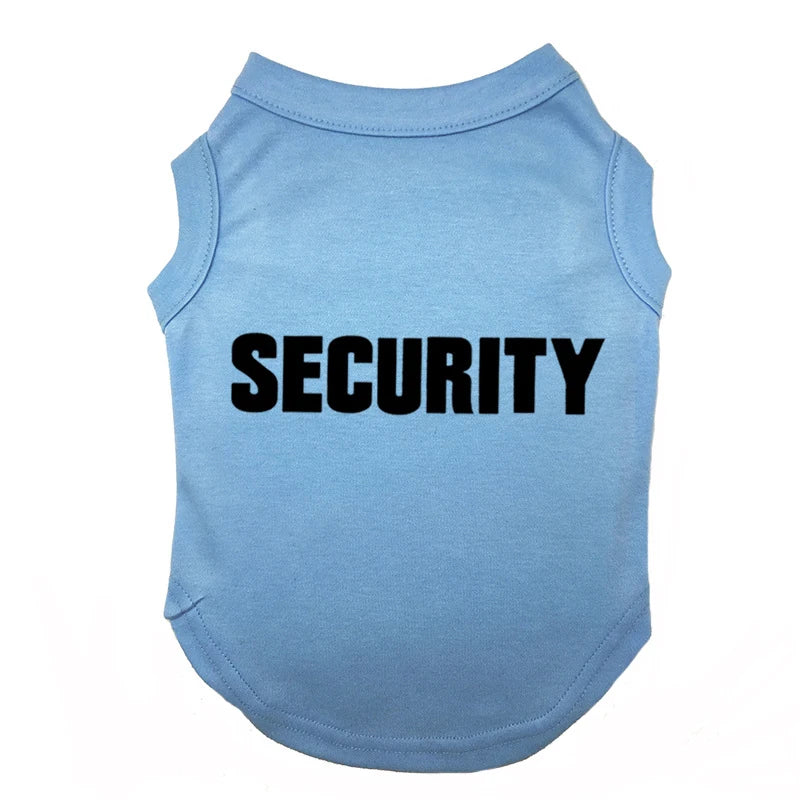T-shirt Security pour chien et chat